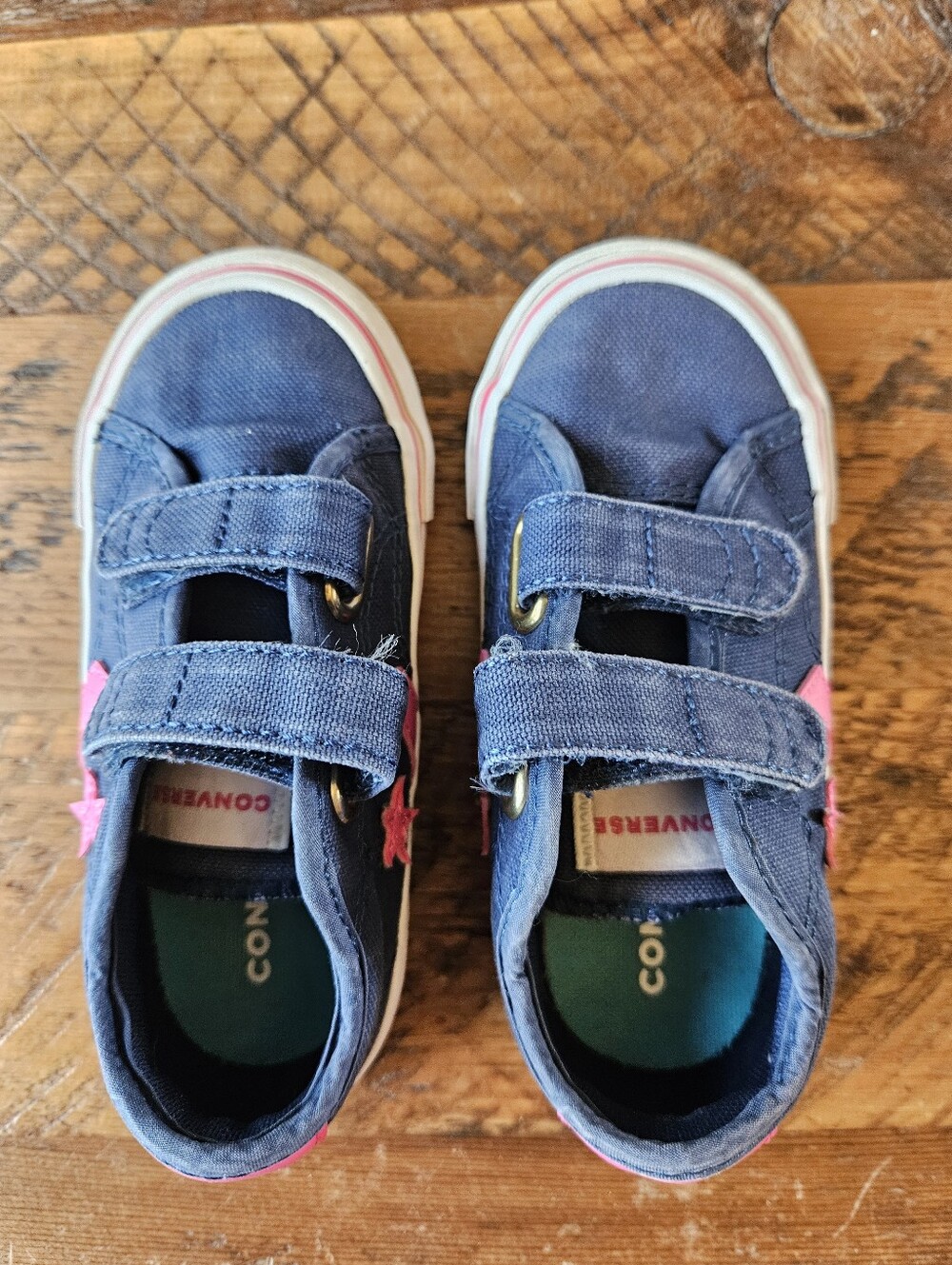 Little Girls Converse Shoes (size 8)